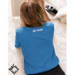 Women's T-shirt - I'm already running blue size 3XL