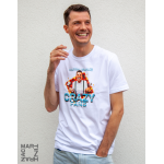 Men's T-shirt - Crazy Fans white